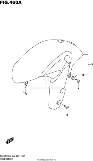 Front Fender Schematic