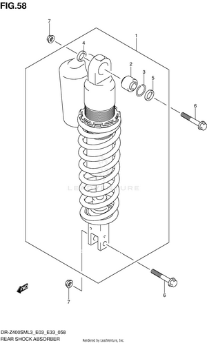 Rear Shock Absorber Schematic