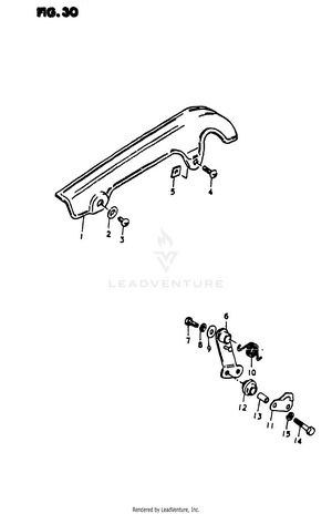Chain Case - Chain Tensioner Schematic