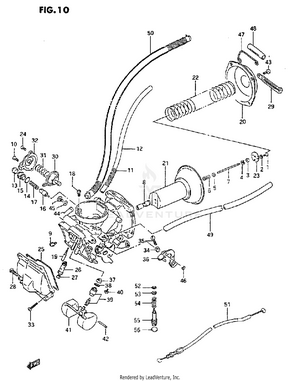 Carburetor (front) Schematic