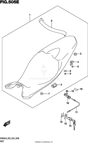 Seat (sv650xal9 E28) Schematic