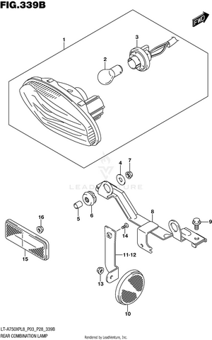 Rear Combination Lamp (lt-a750xpl8 P28) Schematic