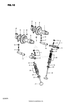Cam Shaft - Valve Schematic