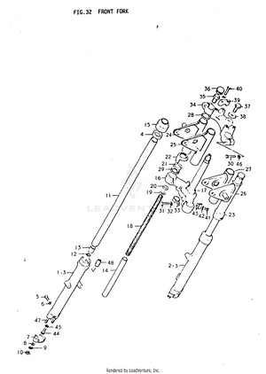 Front Fork Schematic