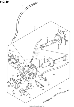 Carburetor (front) Schematic