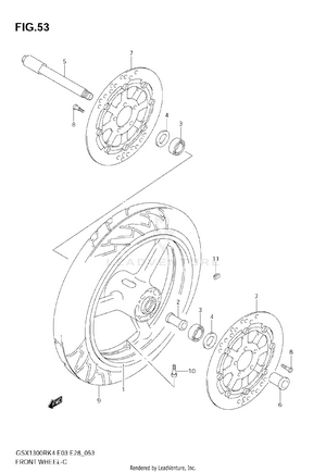 Front Wheel Schematic