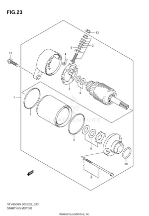 Starting Motor Schematic