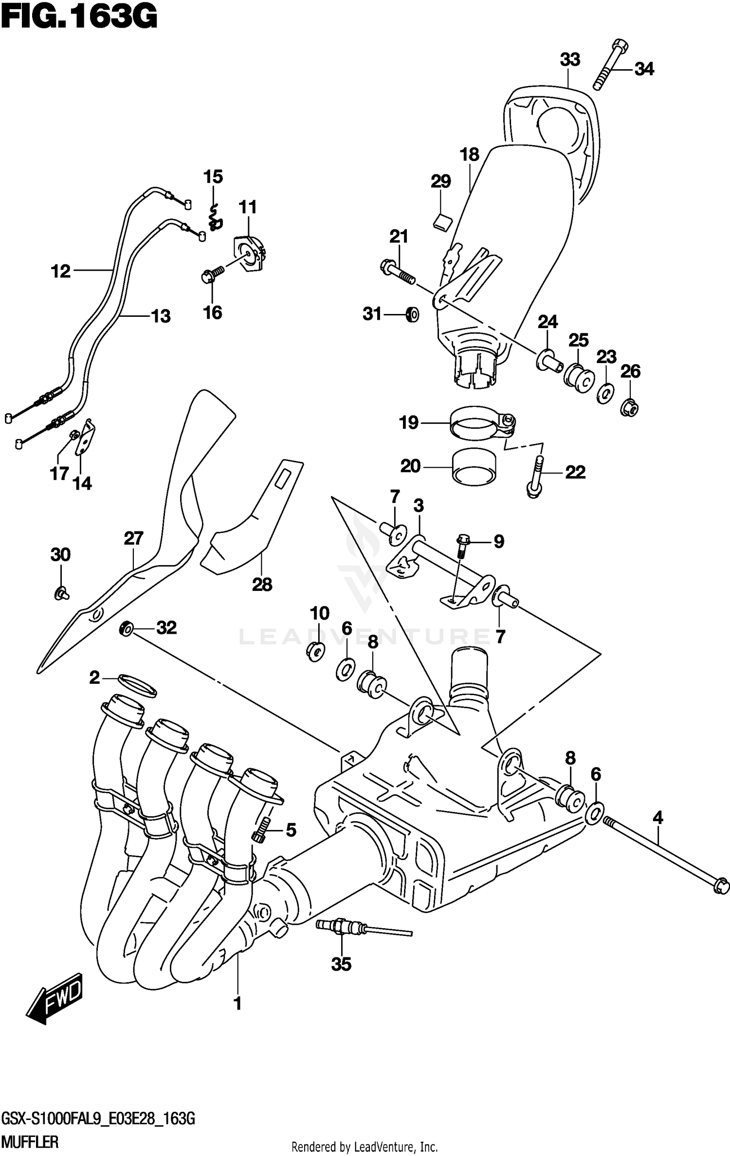 MUFFLER (GSX-S1000FZAL9 E03)