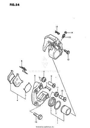 Front Calipers Schematic