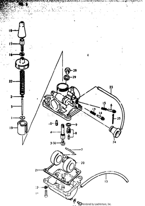 Carburetor (rm50c) Schematic