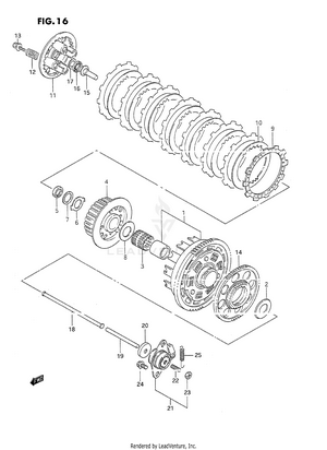 Clutch (model J/k/l/m) Schematic