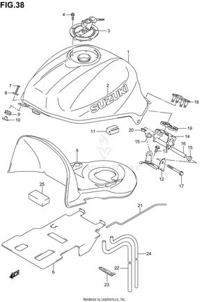 Fuel Tank (sv1000sk3) Schematic