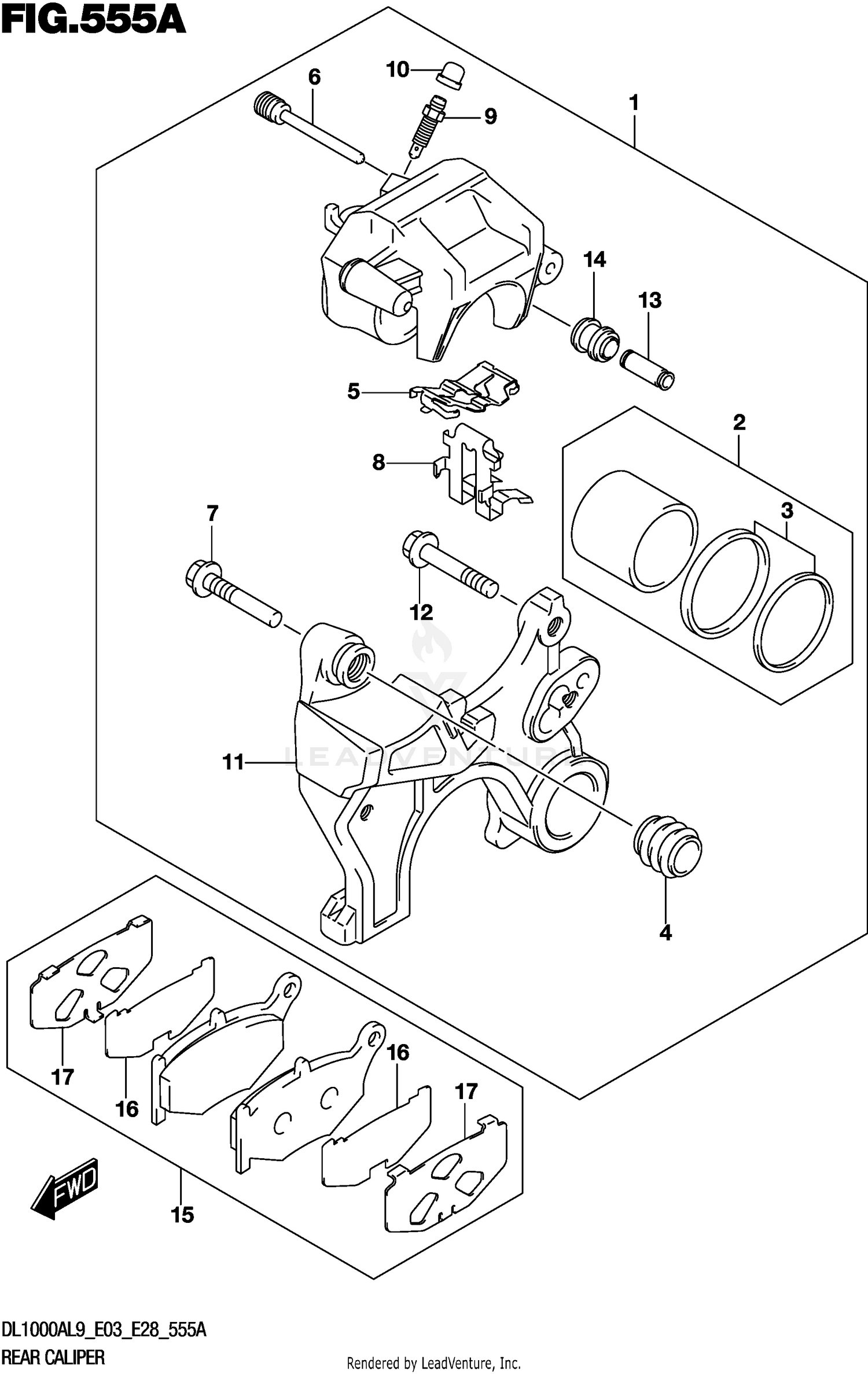 REAR CALIPER