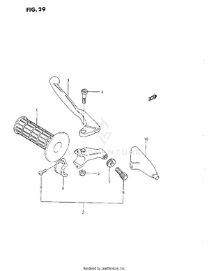 Left Handle Grip (g/h/j) Schematic