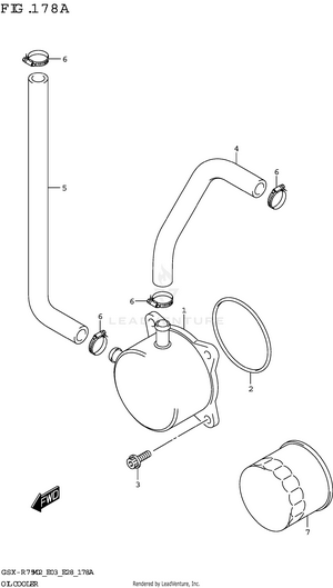 Oil Cooler Schematic