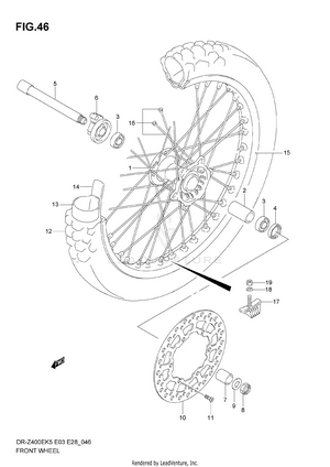 Front Wheel Schematic