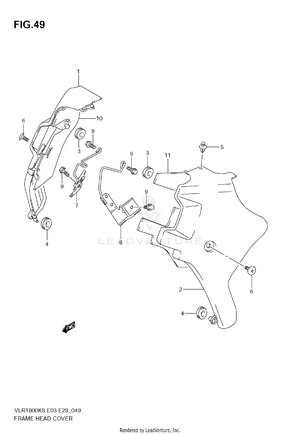 Frame Head Cover Schematic