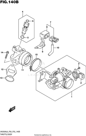 Throttle Body (uh200al6 P33) Schematic