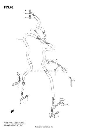 Front Brake Hose Schematic