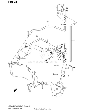 Radiator Hose Schematic