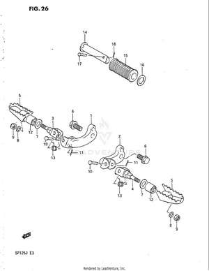 Footrest Schematic