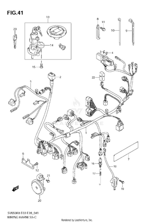 Wiring Harness (sv650sk8) Schematic