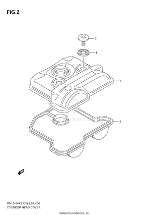 Cylinder Head Cover Schematic