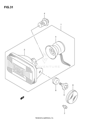 Headlamp (model K3/k4) Schematic
