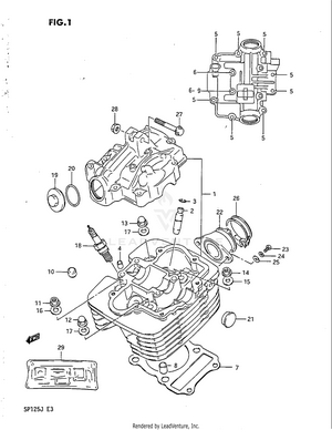 Cylinder Head Schematic