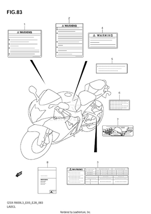 Label (gsx-r600l3 E33) Schematic