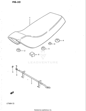 Seat (model F/g/h) Schematic