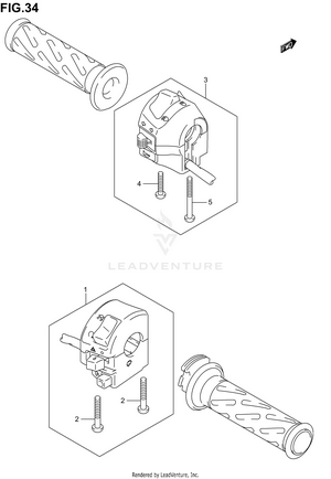Handle Switch (sv1000sk3/sk4/sk5) Schematic