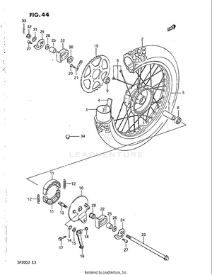 Rear Wheel Schematic