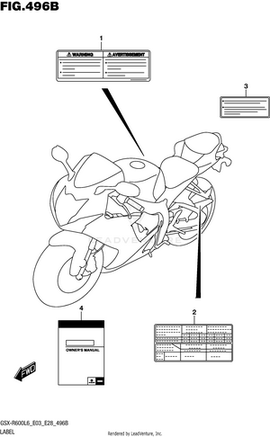 Label (gsx-r600l6 E28) Schematic