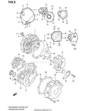 Crankcase Cover Schematic