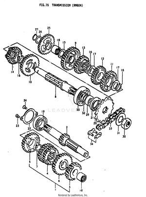Transmission (rm80n) Schematic
