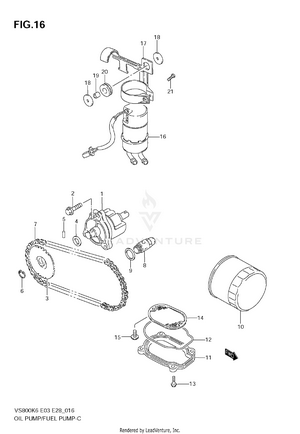 Oil Pump - Fuel Pump Schematic