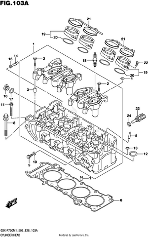 Cylinder Head Schematic