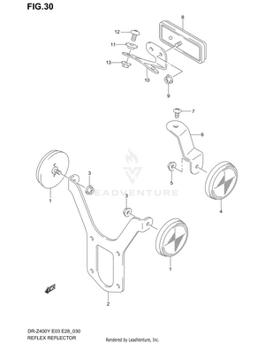 Reflex Reflector (e28) Schematic