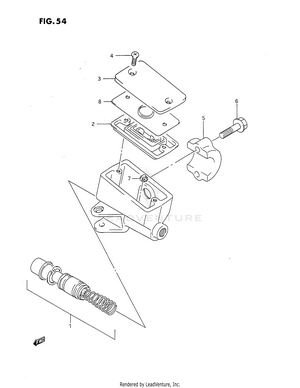Front Master Cylinder Schematic