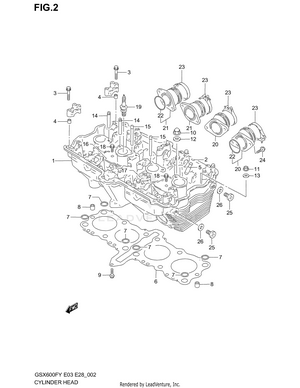 Cylinder Head Schematic