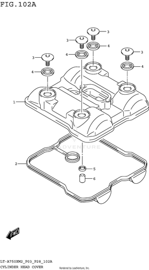 Cylinder Head Cover Schematic