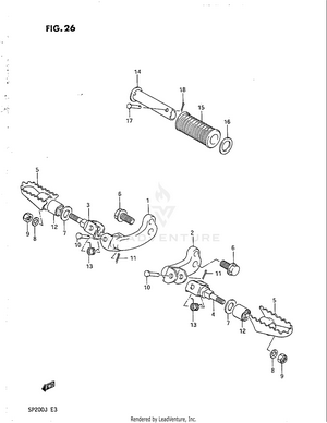 Footrest Schematic