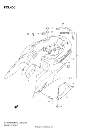 Frame Cover (gsx1300rzk6) Schematic