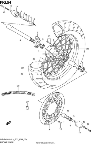 Front Wheel Schematic