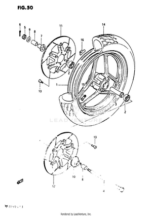 Front Wheel Schematic