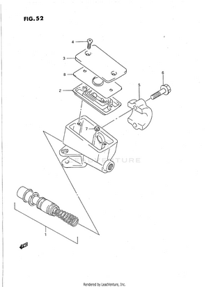 Front Master Cylinder Schematic