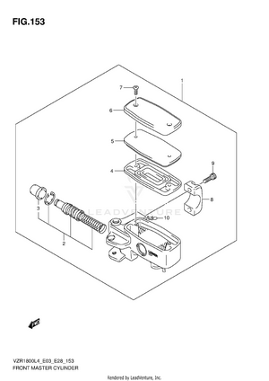 Front Master Cylinder (vzr1800zl4 E03) Schematic