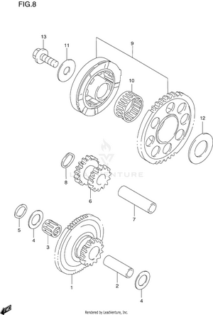 Starter Clutch Schematic