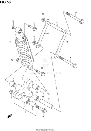 Rear Cushion Lever Schematic